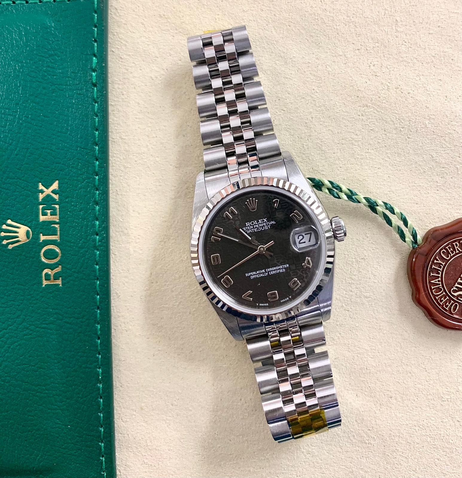 Rolex DATEJUST Lady 31mm Dark Grey - Logo RARO